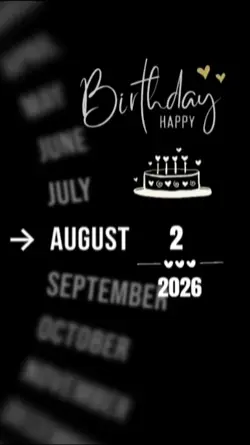 BIRTHDAY 2 AUGUST
