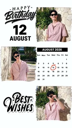 12 AUGUST BIRTHDAY