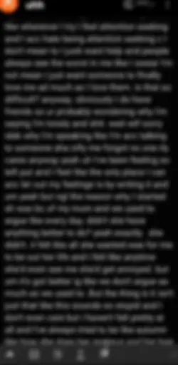I'm too scared. 