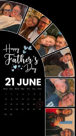 FATHER'S DAY 21 JUNE