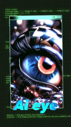 Ai futuristic eye 