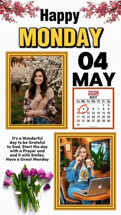 Monday 4 May 2026