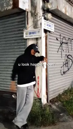u look happier now?