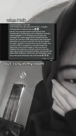 but i cry in my room
