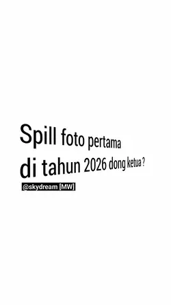 FOTO PERTAMA DI 2026