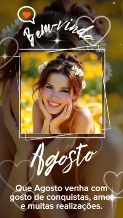 bem-vindo agosto 