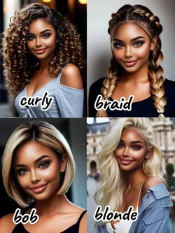 4Different Hairstyle