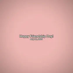 Happyfriendshipday