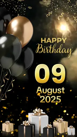 hbd 09 August 2025