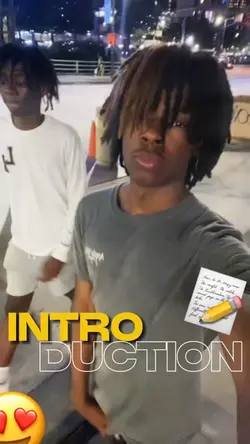 INTRO FACE REVEAL😍📝
