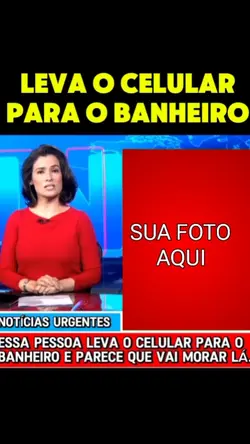 caga com o celular 