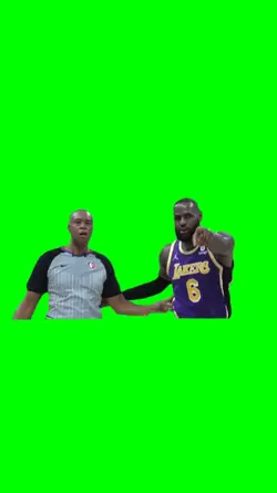 LeBron Pointing meme
