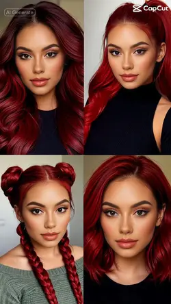 Red Hairstyle Filter