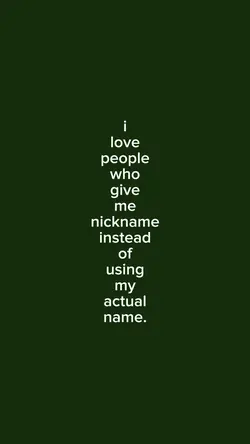 nickname
