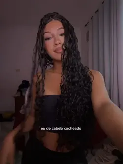 eu de cabelo pretin
