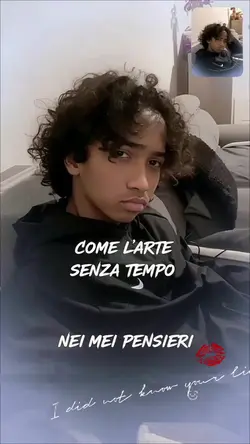 Ritratto sognante con testo musicale