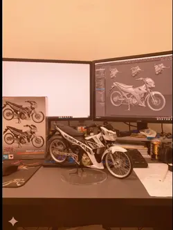 figurine moto
