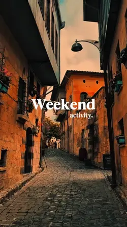 weekend activity