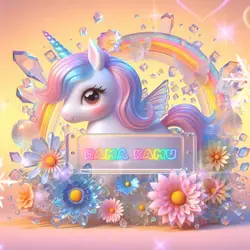 papan nama unicorn