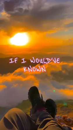 IF I WOULD'VE KNOWN 