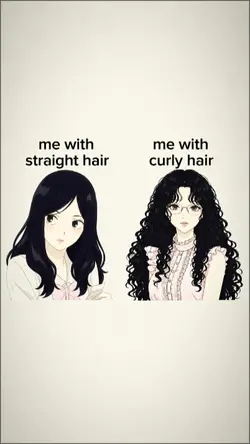 straight vs Curly 