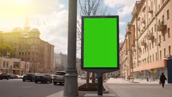 billboard Green scre