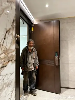 ai homeless man