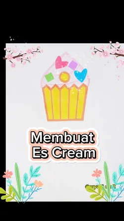 Membuat es cream