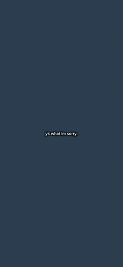sorry.