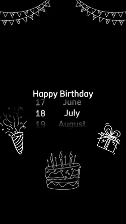 18 July 2025birthday