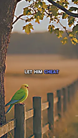Let him cheat