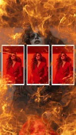 fire effect photo