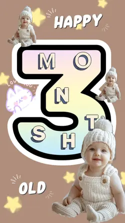 Happy 3 months old 