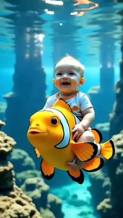 bayi ketawa lucu