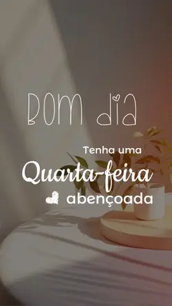 Bom dia quarta