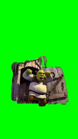 SHREK OUT OF TOILET
