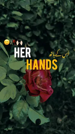 Her hands!