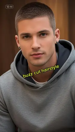 buzz cut hairstyle