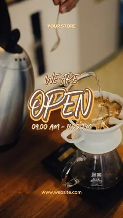 We Are Open