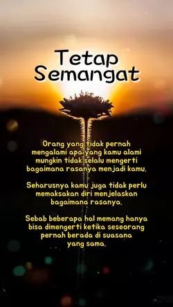 Tetap semangat