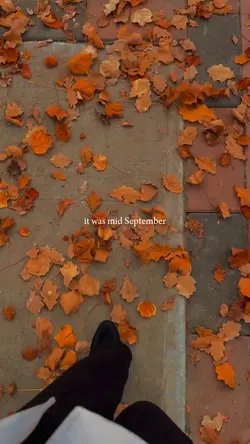 it was mid september