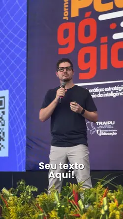 Palestra pedagógica💸