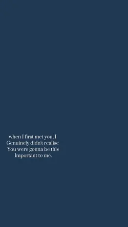 Important to me xx