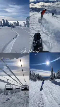 Go skiing