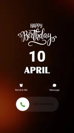 HBD 10 APRIL 2026