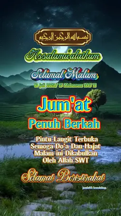 Do'a ku mlm Jum'at 
