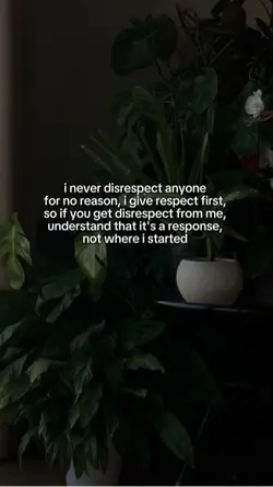 i never disrespect 