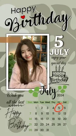 5 JULY HBD 2024