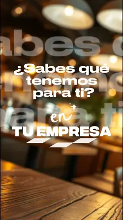 QUÉ TENEMOS PARA TI