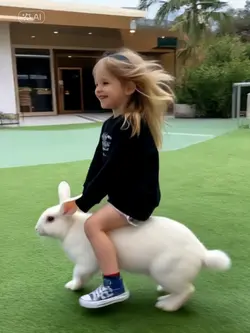 Riding rabbit